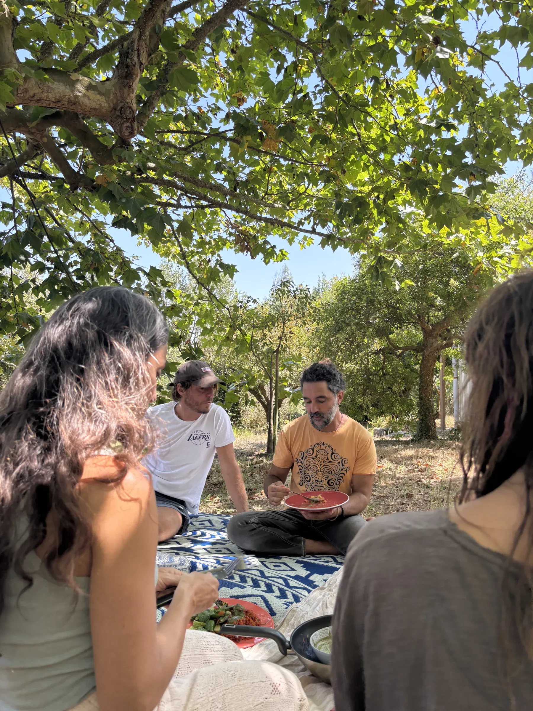 class in the garden